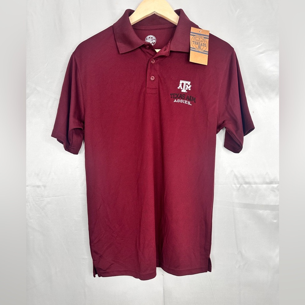 NWT Texas A&M Aggies Maroon‎ Polo Shirt Size Small